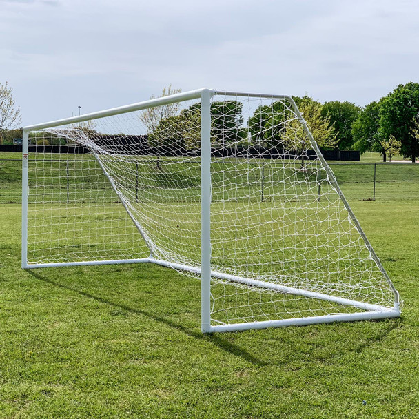 Regulation 6.5x18.5 Premier Park Soccer Goal Posts | Soccer Training Equipment Regulation Soccer Goals