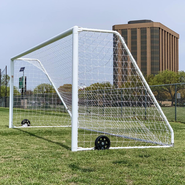 Regulation 6.5x18.5 Premier Pro Soccer Goal Posts | Soccer Training Equipment Regulation Soccer Goals