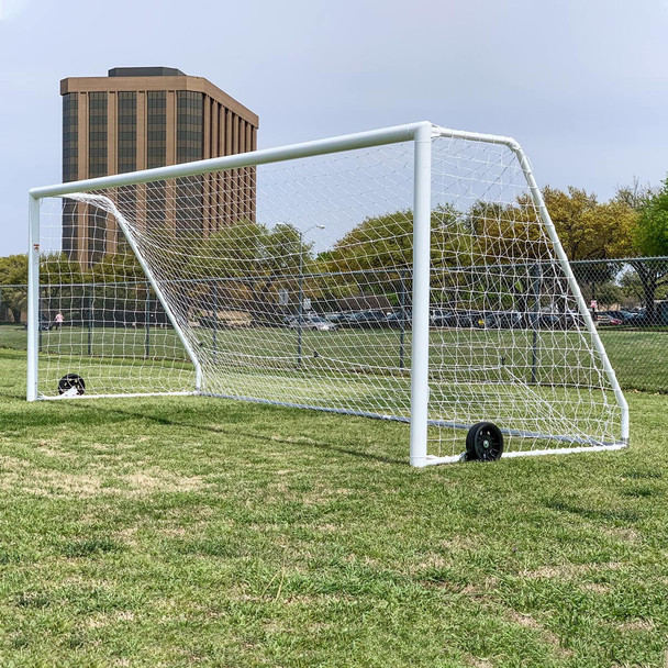 Regulation 6.5x18.5 Premier Pro Soccer Goal Posts | Soccer Training Equipment Regulation Soccer Goals