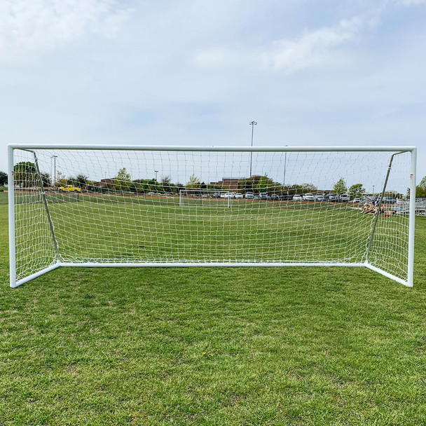 Regulation 8x24 Premier Park Soccer Goal Posts | Soccer Training Equipment Regulation Soccer Goals