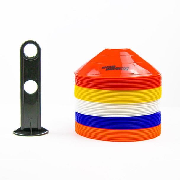 Five Color Cones with Holder