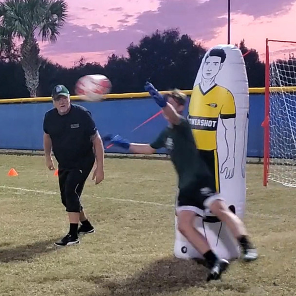 PowerShot Inflatable BUD air dummy for goalkeepers