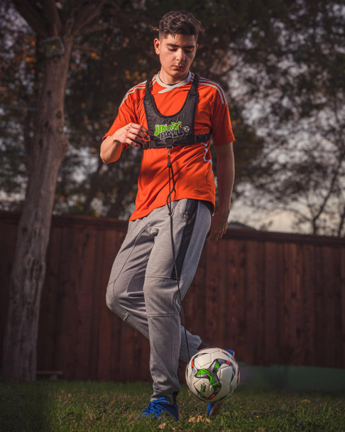 The Jimmy Ball at home skills trainer soccer ball