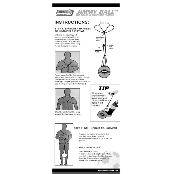 Jimmy Ball  Instructions | Soccer Training Equipment Soccer Training Balls