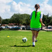 green youth soccer bib