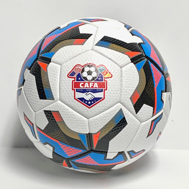 Custom logo patch adds a personal touch to soccer ball