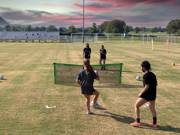 Soccer Skills Net™ Push Pass Trainer and Soccer Tennis Set